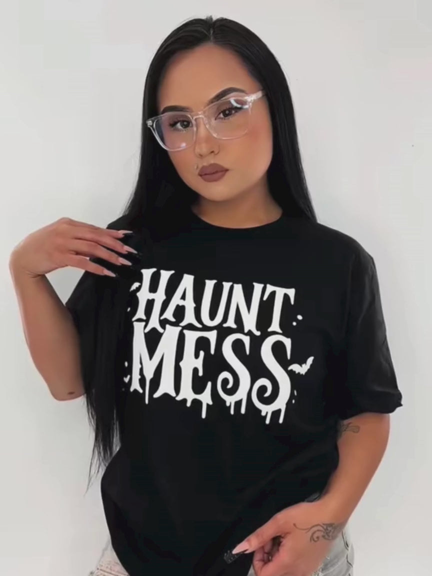 Haunt Mess - GLOW PUFF PRINT